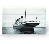 Pyramid International Titanic Wooden Wall Art, Multicoloured, 45 x 76 cm