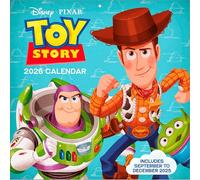 Pyramid International Toy Story 2026 30cm x 30cm Square Wall Calendar - Pixar Organiser Featuring Woody, Buzz, and Friends