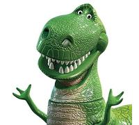 Pyramid International "Toy Story Rex Canvas Print, Multi-Colour, 60 x 60 x 1.3 cm