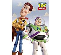 Pyramid International Toy Story (Woody & Buzz) 61 x 91.5cm Maxi Poster, Wood, Multi-Colour