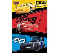 Pyramid International Trio Cars 3" Maxi Poster, Plastic/Glass, Multi-Colour, 61 x 91.5 x 1.3 cm