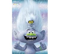 Pyramid International Trolls World Tour Poster Guy Diamond and Tiny Diamond (91.5L x 61W cm) - Living Room Wall Art