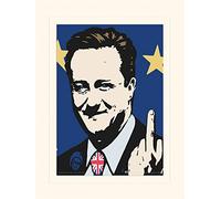Pyramid International TVBOY (Br-Exit Poll) Mounted Print Memorabilia, Paper, Multi-Colour, 30 x 40 x 1.3 cm