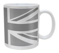 Pyramid International "Union Jack b/w Official Boxed Ceramic Coffee/Tea Mug, Multi-Colour, 11 oz/315 ml