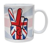 Pyramid International "Union Jack Peace Official Boxed Ceramic Coffee/Tea Mug, Multi-Colour, 11 oz/315 ml