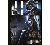 Pyramid International "Vader Panels Star Wars Rogue One Canvas Print, Multi-Colour, 60 x 80 cm