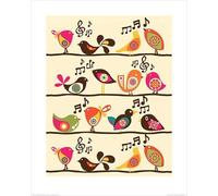 Pyramid International Valentina Ramos (Singing Birds) -Art Print 40 x 50cm, Paper, Multicoloured, 40 x 50 x 1.3 cm