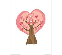 Pyramid International Valentina Ramos (Tree of Love) -Art Print 30 x 40cm, Paper, Multicoloured, 30 x 40 x 1.3 cm