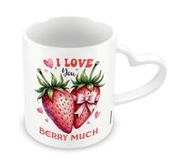 Pyramid International, Valentines Gift, Berry Much Heart Handle 11oz / 315ml Mug, One Size