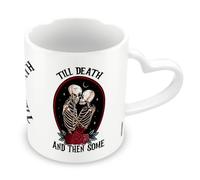 Pyramid International, Valentines Gift, Till Death Heart Handle 11oz / 315ml Mug, One Size