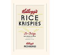 Pyramid International Vintage Kelloggs Rice Krispies Mounted Print Memorabilia, Multi-Colour, 30 x 40 x 1.3 cm