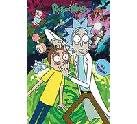 Pyramid International Watch Rick and Morty Maxi Poster, Plastic/Glass, Multi-Colour, 61 x 91.5 x 1.3 cm