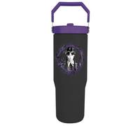 Pyramid International Wednesday 30oz / 900ml Drinks Pitcher, Official Licensed Hydration Bottle, Gothic Style Reusable Water Bottle with Secure Lid