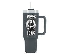 Pyramid International Tumbler Wednesday Addams - 40oz/1200ml, Double-Wall, Straw & Lid, BPA-Free