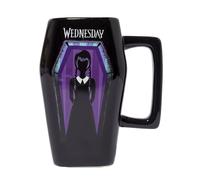 Pyramid International Wednesday (Coffin) Shaped Black Mug, Gothic-Inspired Design, 11oz/312ml, One Size