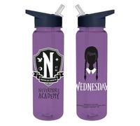 Pyramid International WEDNESDAY (NEVERMORE ACADEMY) PLASTIC DRINKS BOTTLE, Purple