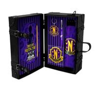 Pyramid International Wednesday Ravens Premium Trunk Gift Set - Gothic-Style Gift with Keyring, Pen, Insulated Bottle, A5 Notebook & Postcard Set for Wednesday Fans