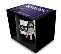 Pyramid International Wednesday Season 2 (Fernando Fingertips) Premium Ceramic Black Pod Mug 11oz / 315ml - Gothic TV Show Fan Gift