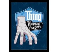 Pyramid International Wednesday Season 2 (Thing) 30cm x 40cm Framed Collector Print One Size