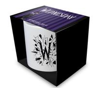 Pyramid International Wednesday Season 2 (W Logo) Premium Ceramic White Pod Mug 11oz / 315ml - Gothic TV Series Coffee Cup