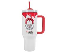Pyramid International Welcome to Derry Pennywise 40oz Tumbler with Handle, Official Licensed Fan Gift