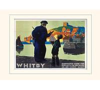 Pyramid International Whitby (1) -Mounted Print Memorabilia 30 x 40cm, Paper, Multicoloured, 30 x 40 x 1.3 cm