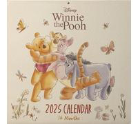 Pyramid International Winnie the Pooh 2025 30x30 cm Wall Calendar - 16-Month Disney Art, Monthly Date Grid, Gift for Disney Fans & Collectors