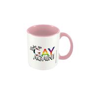 Pyramid International Woke Up Gay Again Mug Pink/white (One Size)