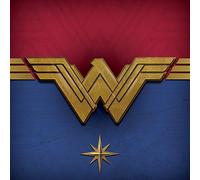 Pyramid International "Wonder Woman Emblem Canvas Print, Multi-Colour, 40 x 40 x 1.3 cm