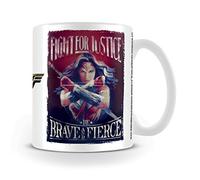 Pyramid International "Wonder Woman (Fight For Justice) Official Boxed Ceramic Coffee/Tea Mug, Multi-Colour, 11 oz/315 ml