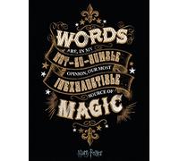 Pyramid International "Words Harry Potter Canvas Print, Multi-Colour, 60 x 80 x 1.3 cm