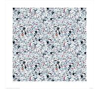 Pyramid International 101 (Many Dalmatians) -Art Print 40 x 40cm, Paper, Multi-Colour, 11 oz/315 ml