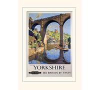 Pyramid International Yorkshire Knaresborough Mounted Print Memorabilia, Multi-Colour, 30 x 40 x 1.3 cm