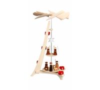 Pyramid L-shape, nativity scene and angels, height 50 cm / 20 inch, original ...