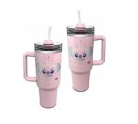 PYRAMID Lilo And Stitch Angel Bottle With Straw 1180Ml