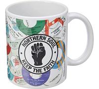 Pyramid MG22314 International Northern Soul Labels Ceramic Mug, 11 oz/315 ml