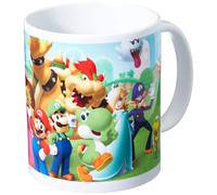 Pyramid MG24481 Super Mario Mushroom Kingdom Ceramic Mug, Porcelain, Multi-Colou