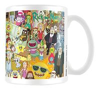 Pyramid MG24860 Rick and Morty Characters Coffee Mug, Porcelain, 315 milliliters, Multi-Colour