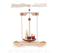Pyramid Mini Pyramid with Train, for Candles d=10mm WxHxD 13 cmx15 cmx13 cm