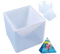Pyramid Molds for Resin, Super Large Pyramid Silicone Molds, DIY Epoxy Resin Craft Jewellery Silicone Mould for Plaster, Wax, Soaps