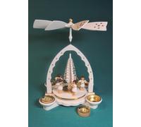 Pyramid Musician Angels White for Tealight and Candles Height approx. 27cm NEW