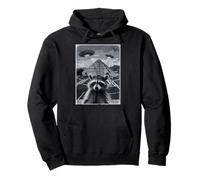 Pyramid Mythology Extraterrestrial Psychedelic UFO Pullover Hoodie