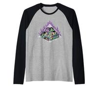Pyramid Mythology Extraterrestrial Psychedelic UFO Raglan Baseball Tee