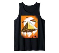 Pyramid Mythology Extraterrestrial Psychedelic UFO Tank Top