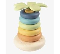 Pyramid of bioplastic discs