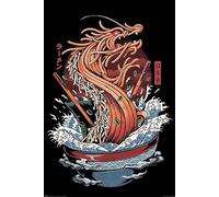 Pyramid POSTER ILUSTRATA DRAGON RAMEN