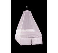 Pyramid Premium Bell White Mosquito Net for Double and King Size Bed | Permethrin Treated