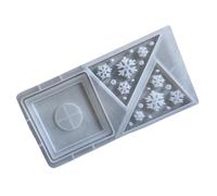 Pyramid Shaped Holder Silicone Candlestick Making Mold Gypsum Office Decorations Creative Gift Maker Easy Release Mold