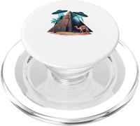 Pyramid Spaceship Alien Space UFO Aliens Extraterrestrial PopSockets PopGrip for MagSafe