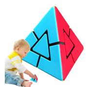 Pyramid Speed Cube - Pyraminx Puzzle Cube | Speed Magnetic Pyramid Puzzle For Brain Training Logic Development Hand Eye Coordination Stress Relief Learning Play And Daily Puzzles Solving Use